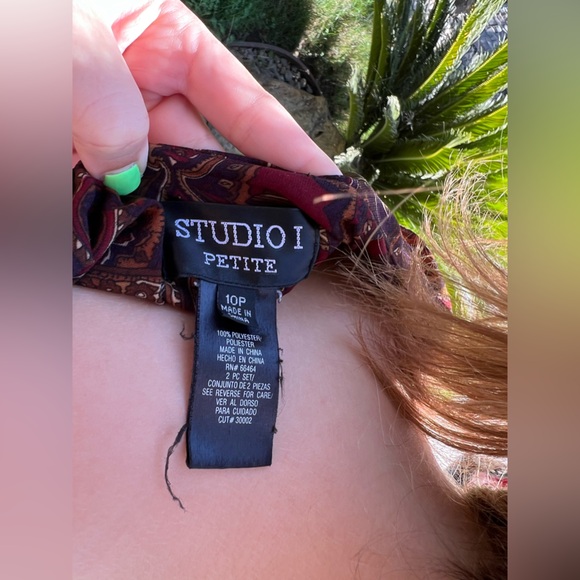 Vintage Studio I Paisely Midi Dress (10 Petite) - Picture 7 of 7